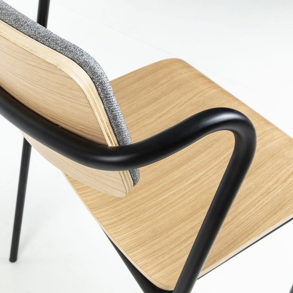 Sedia da pranzo in legno di quercia Zaha - Kave Home-image-1