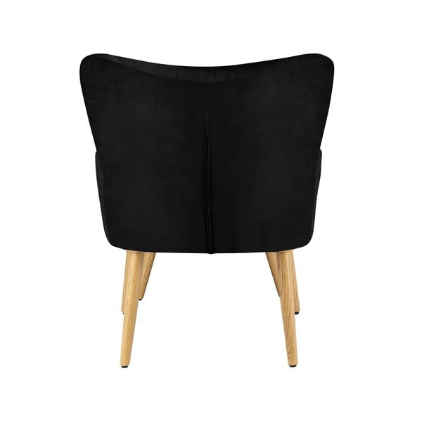 Poltrona in velluto nero Coco - Støraa-image-2