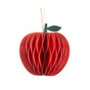 Decorazione per albero di natale in carta fatta a mano ø 8 cm Honeycomb Apple – Sass & Belle
