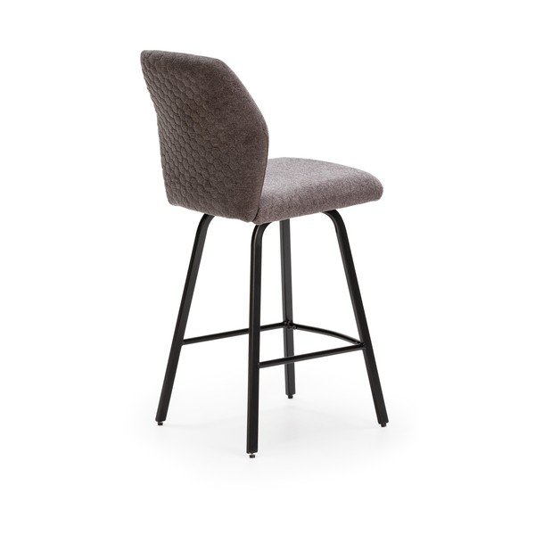 Sgabelli da bar grigio scuro in set da 4 65 cm Bei - Marckeric-image-4