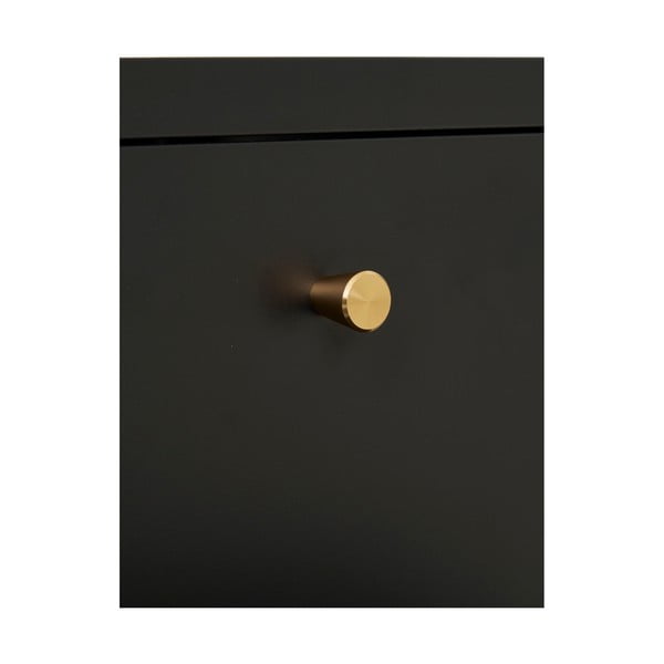 Comodino in metallo nero Dalby - House Nordic-image-4