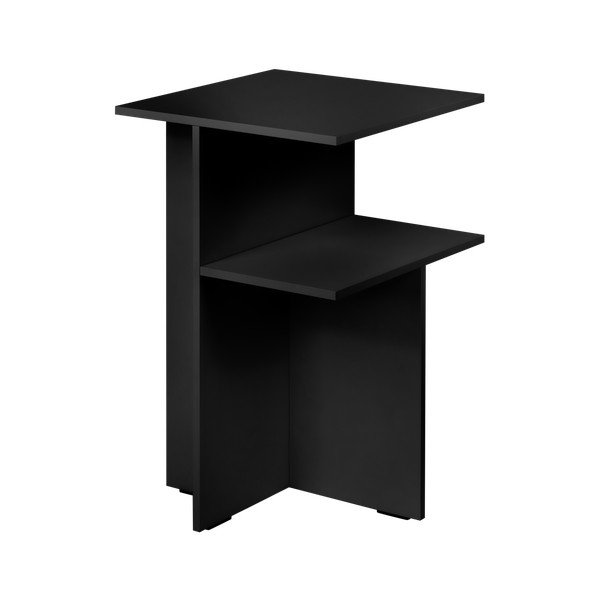 Comodino nero con ripiani Atik – noo.ma-image-3