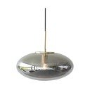 Lampadario dimmerabile grigio con paralume in vetro ø 40 cm Reflect - Hübsch