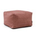 Puof a sacco color mattone con rivestimento in velluto a coste Softbox MooG – SLOWDOWN