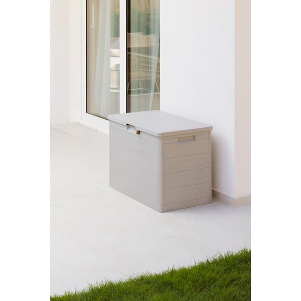 Contenitore da giardino grigio chiaro in plastica Woodys – Toomax-image-2