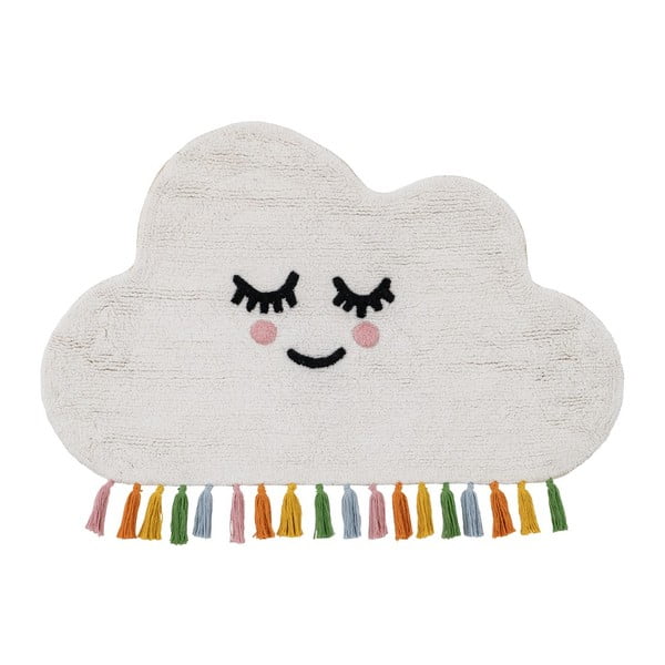 Tappeto per bambini in cotone bianco 60x100 cm Cloud - Ixia
