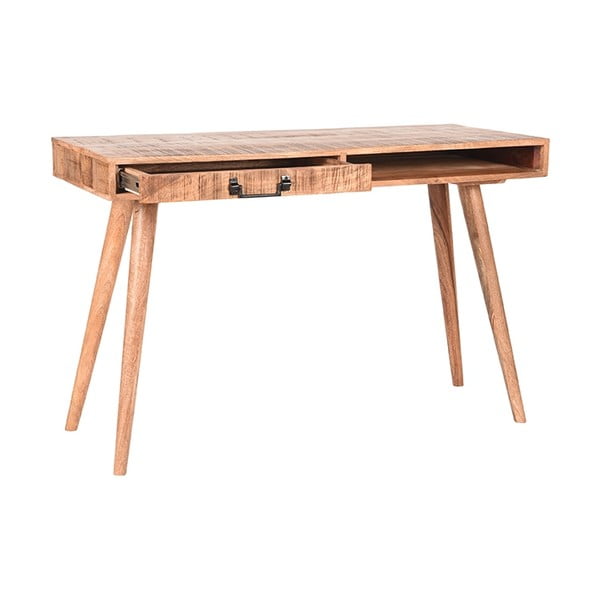 Tavolo da lavoro in legno di mango 50x118 cm Steady - LABEL51