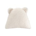 Cuscino per divano da bambini color crema con rivestimento in bouclé Bear – Wigiwama