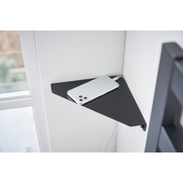 Scaffale metallico angolare nero 22 cm Tower - YAMAZAKI-image-3