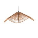 Lampada a sospensione color oro con paralume in carta intrecciata ø 62 cm Sombra - Leitmotiv