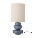 Lampada da tavolo blu con paralume in tessuto (altezza totale 51 cm) Fabiola – Bloomingville
