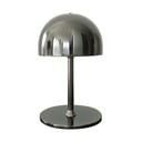 Lampada da tavolo LED grigio scuro con paralume in metallo con telecomando (altezza totale 22 cm) Tim – Sirius