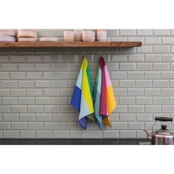 Set di 2 asciugamani da cucina in cotone, 50 x 70 cm No. 22 - Remember-image-3