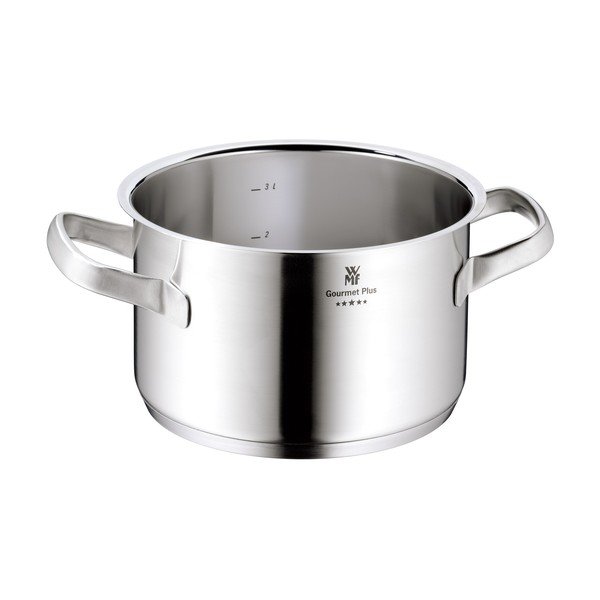 Pentola in acciaio inox con coperchio Cromargan® , ⌀ 20 cm Gourmet Plus - WMF-image-3