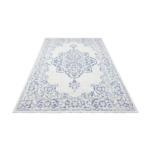 Tappeto da esterno blu e crema , 160 x 230 cm Tilos - NORTHRUGS-image-4