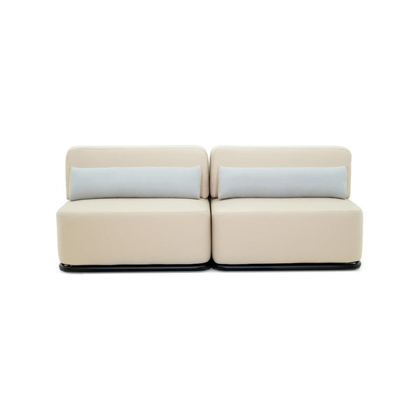 Divano modulare da giardino beige 204 cm Straw - Sit Sit-image-2