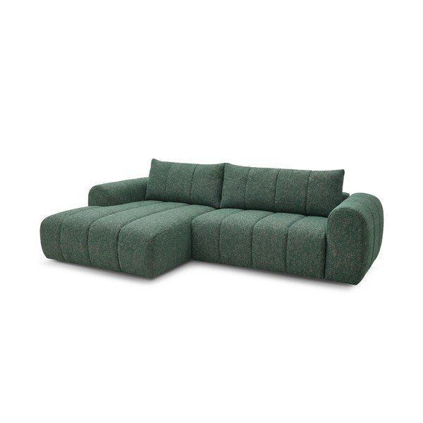 Divano angolare verde scuro (con penisola a sinistra/con chaise lounge) Nesty – Bobochic Paris-image-3