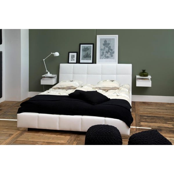 Comodino sospeso bianco Ashlan - Actona-image-2