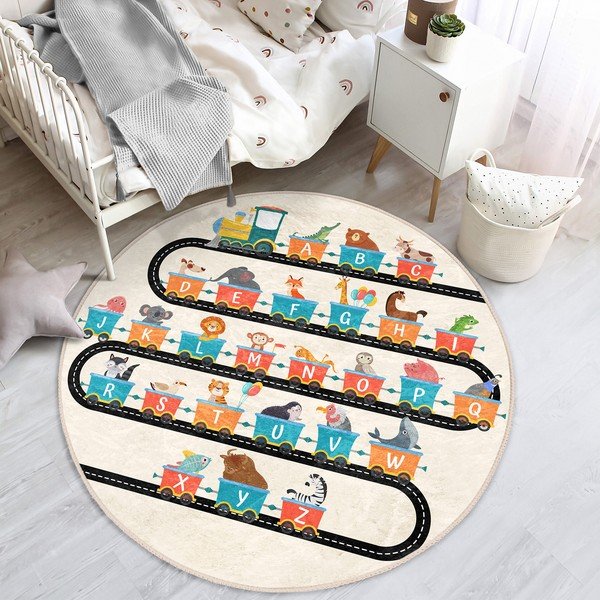 Tappeto per bambini ø 120 cm Comfort - Mila Home-image-2