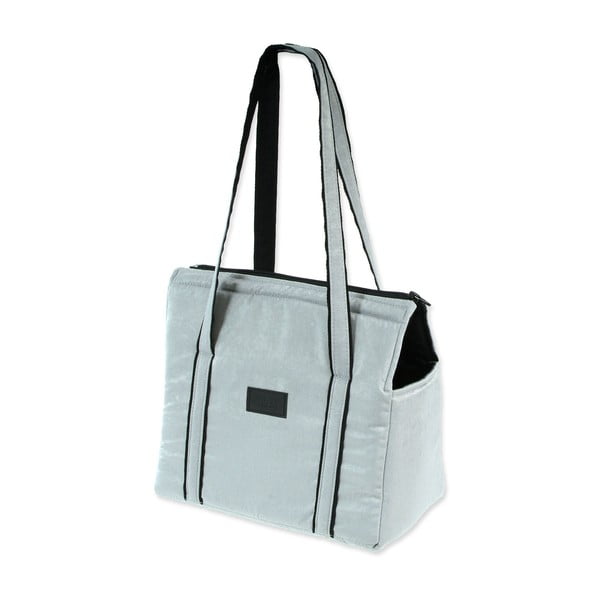 Trasportino grigio chiaro per cane Dog Fantasy Platinum – Plaček Pet Products