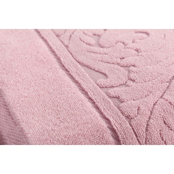 Set di asciugamani e teli da bagno rosa Sultan - Foutastic-image-1
