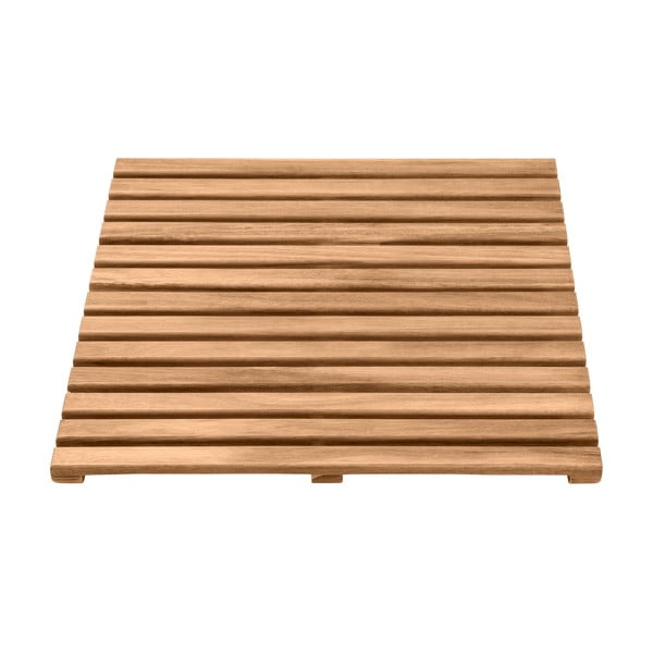 Tappeto da bagno in legno di acacia, 55 x 55 cm - Wenko-image-2