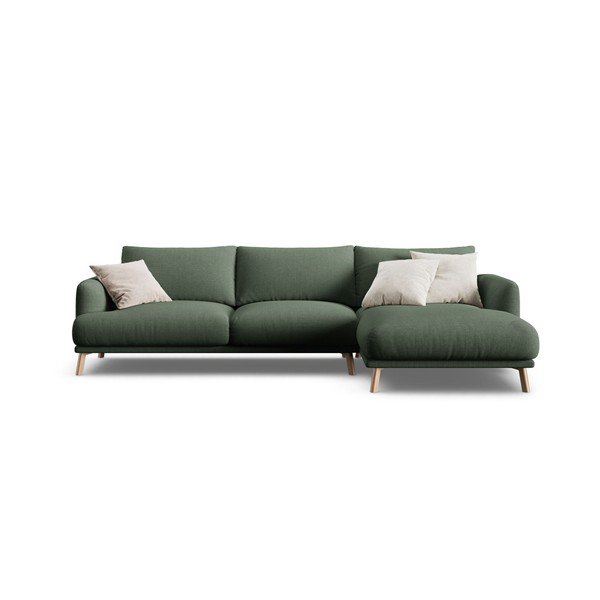 Divano angolare verde (con penisola a destra/con chaise lounge) Naomi – Micadoni -image-2