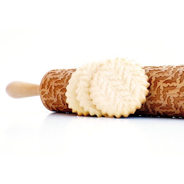 Mattarello con rilievo in legno Bats – Valek-image-1