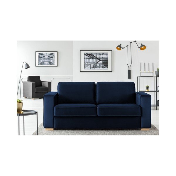 Tmavě modrá dvojmístná pohovka Cosmopolitan design Chicago-image-1