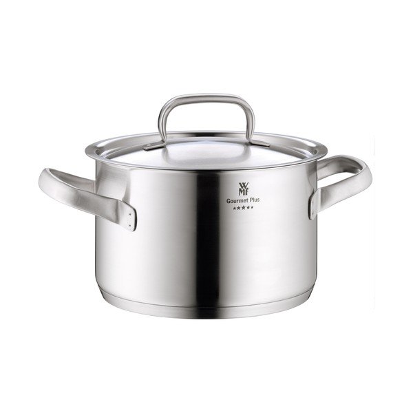 Pentola in acciaio inox con coperchio Cromargan® Gourmet Plus IV, ⌀ 16 cm - WMF