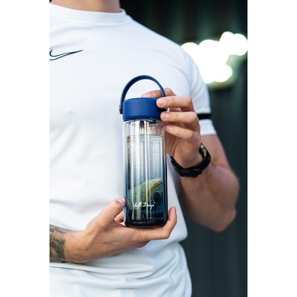 Bottiglia blu in vetro 350 ml Fuori – Vialli Design-image-1