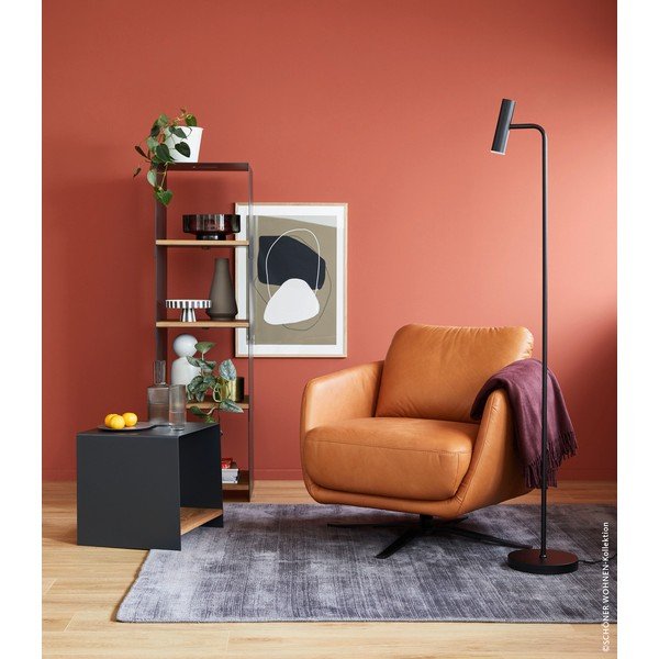 Lampada da terra nera a LED dimmerabile  (altezza 154 cm) Stina - Fischer & Honsel-image-2