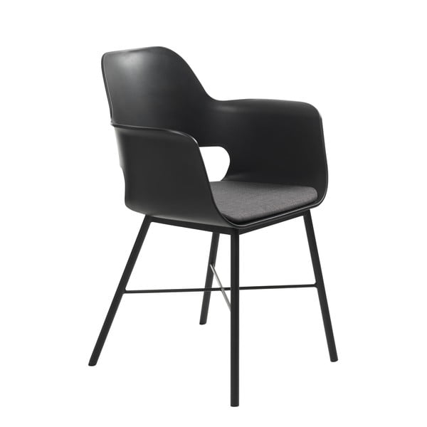 Sedia da pranzo nera Wrestler Whistler - Unique Furniture