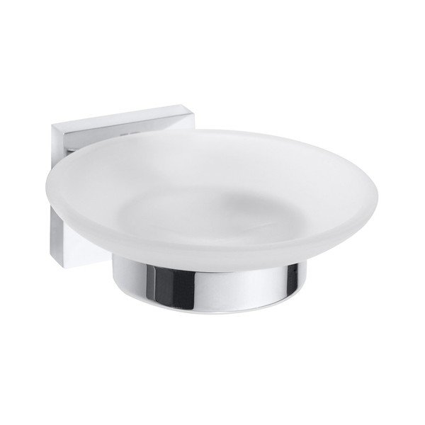 Portasapone da parete in vetro X-Square - Sapho