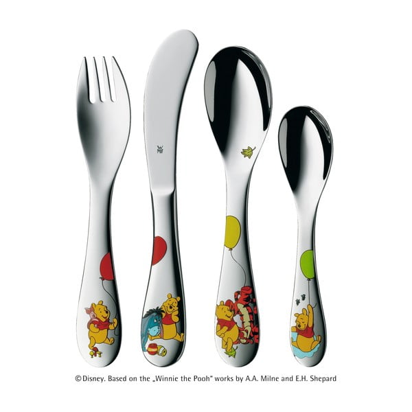 Set di 4 posate per bambini in acciaio inox Winnie the Pooh Winnie the Pooh - WMF