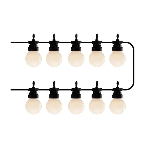 Catena luminosa 10 lampadine lunghezza 300 cm Lucas Matte - Sirius