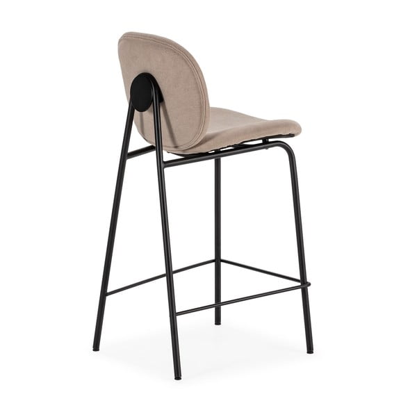 Sgabelli da bar beige in set di 2 (altezza seduta 65 cm) Cori - Marckeric-image-3