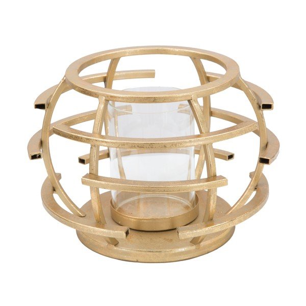 Candeliere in oro Agnese, ø 20 cm - Mauro Ferretti