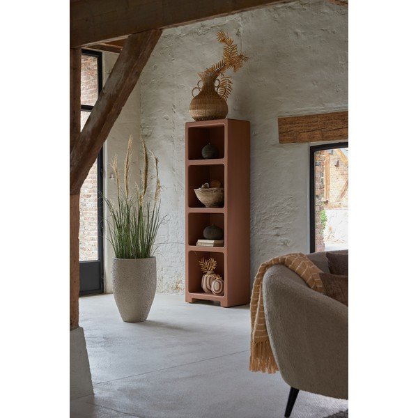 Scaffale color terracotta 60x190x35 cm Naluno – Light & Living-image-1