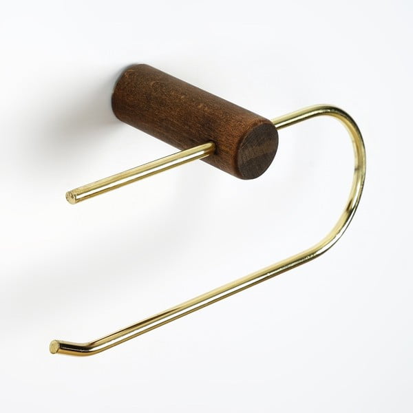 Supporto in legno a parete per la carta igienica - Kalune Design-image-4