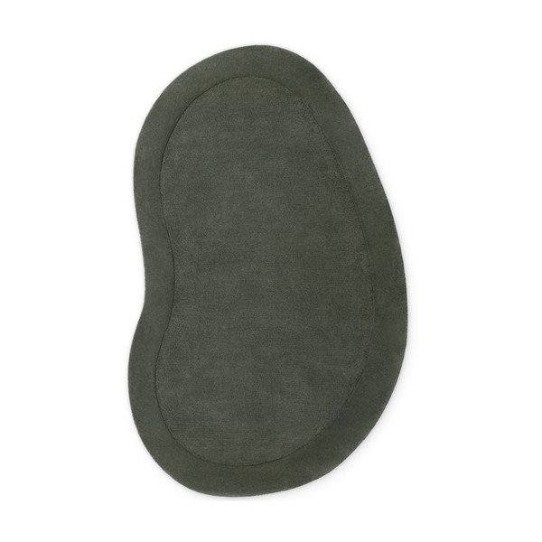 Tappeto verde scuro in misto lana tessuto a mano 125x200 cm Kari Organic – Villeroy&Boch