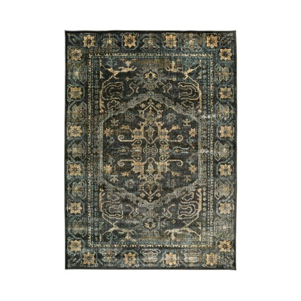 Tappeto nero adatto per esterni Lara Black, 120 x 170 cm - Universal