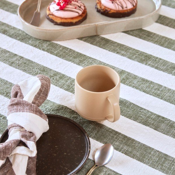 Tovaglia in cotone organico 140x260 cm Striped – OYOY Living Design-image-3