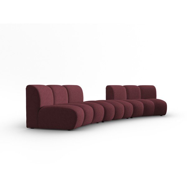 Divano bordeaux 367 cm Lupine - Micadoni Home-image-2