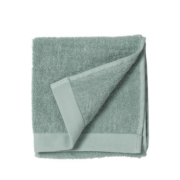 Asciugamano in spugna di cotone verde Leaf, 60 x 40 cm Comfort Organic - Södahl-image-2