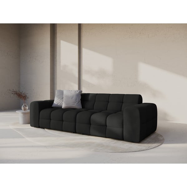 Divano nero 255 cm Kendal – Micadoni -image-1