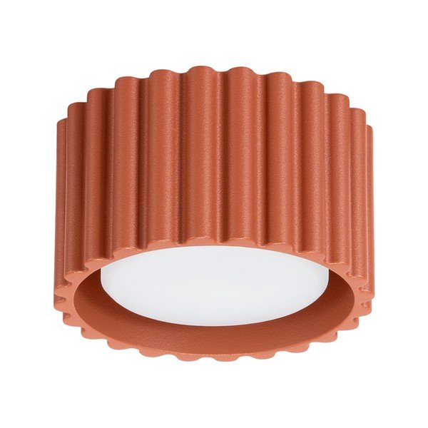 Faretto color terracotta in metallo ø 10 cm Zora – Sollux