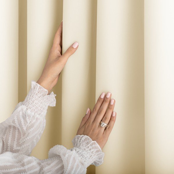 Tenda parzialmente oscurante avorio 140x250 cm Carli – Restilo-image-2