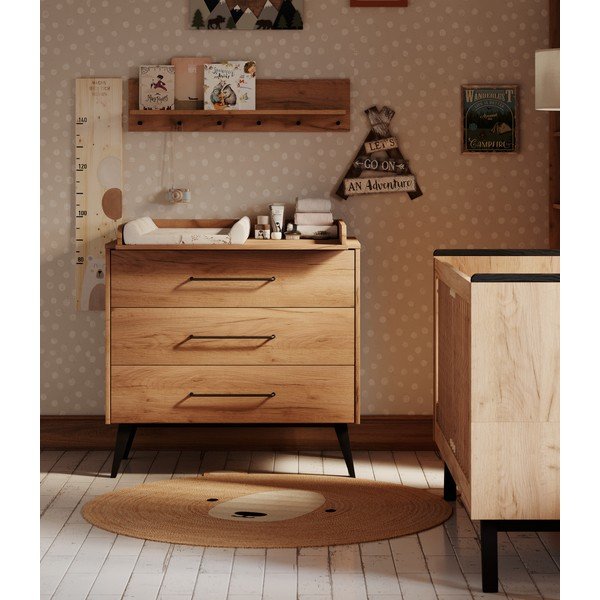 Fasciatoio di colore naturale con effetto rovere Retro – Pinio-image-1