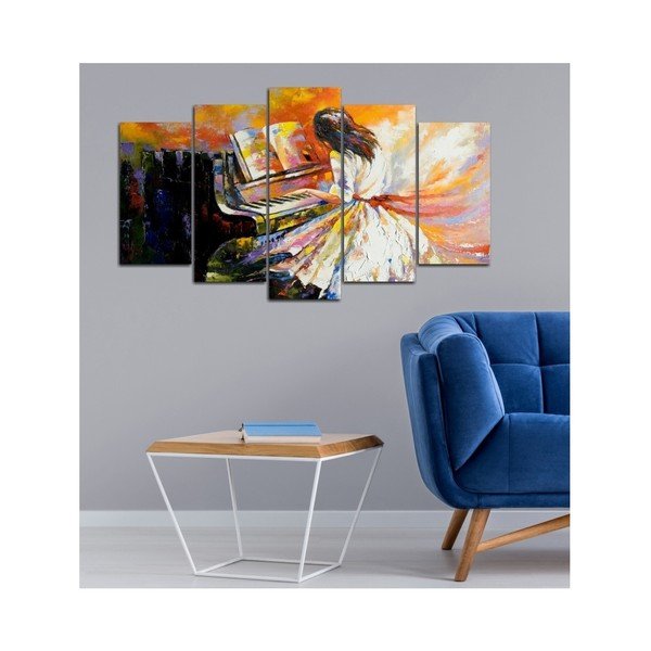 Quadro a più parti Malissa, 102 x 60 cm - Insigne-image-1